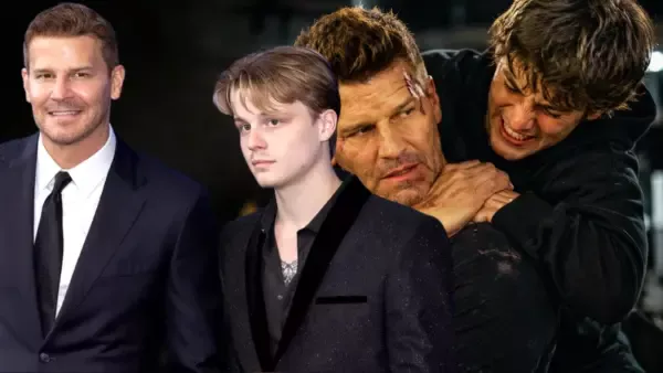 David Boreanaz Says Filming With His Son Got Physical — And He's Got the Marks to Prove It