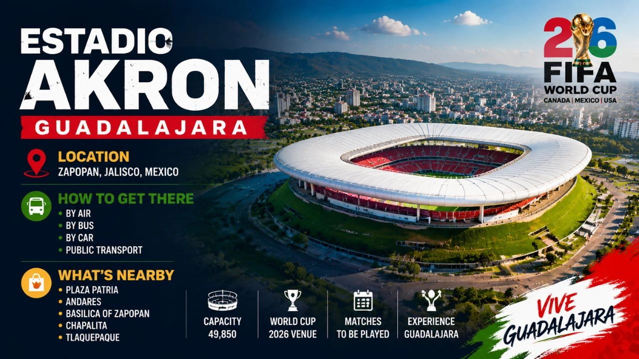 Estadio Akron, Guadalajara Location, How to Get There & What's Nearby (World Cup 2026)