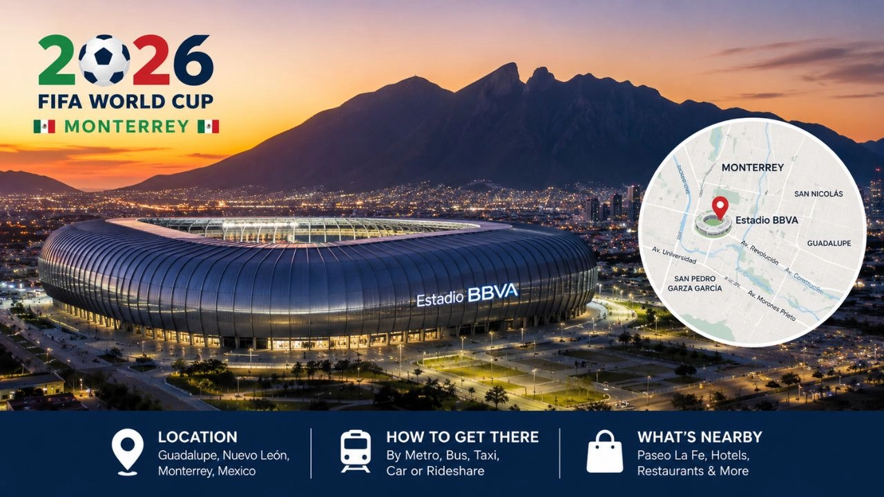 Estadio BBVA, Monterrey Location, How to Get There & What's Nearby (World Cup 2026)