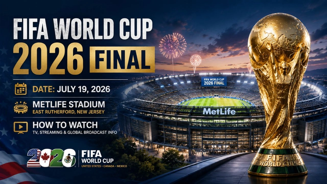 FIFA World Cup 2026 Final Date, MetLife Stadium & How to Watch