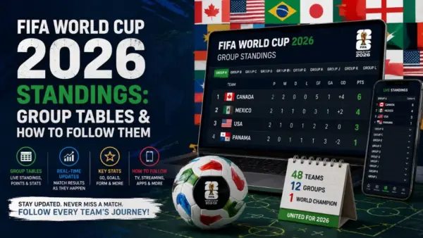 FIFA World Cup 2026 Standings Group Tables & How to Follow Them