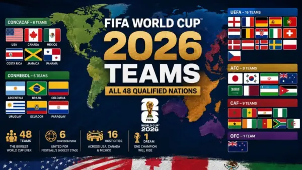 FIFA World Cup 2026 Teams All 48 Qualified Nations