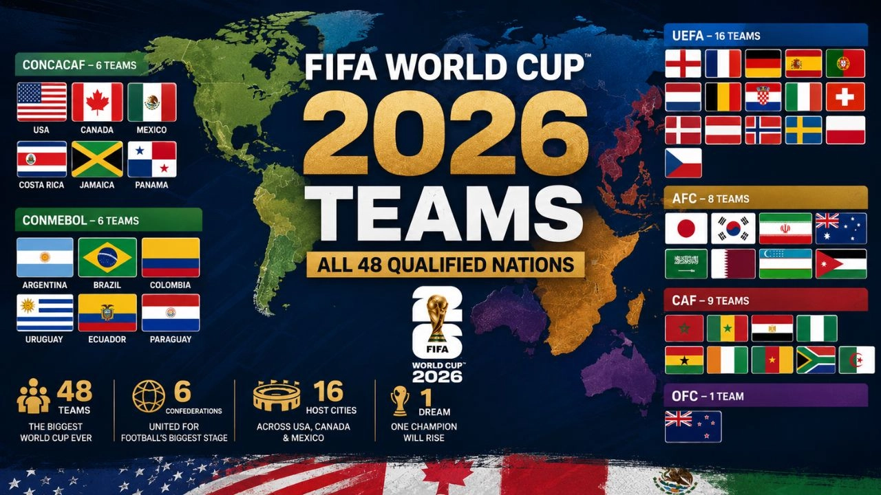 FIFA World Cup 2026 Teams All 48 Qualified Nations