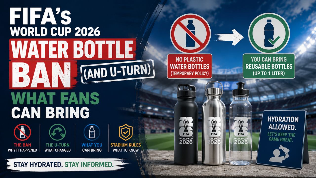 FIFA's World Cup Water Bottle Ban (and U-Turn) What Fans Can Bring