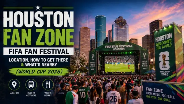 Houston Fan Zone FIFA Fan Festival Location, How to Get There & What's Nearby (World Cup 2026)