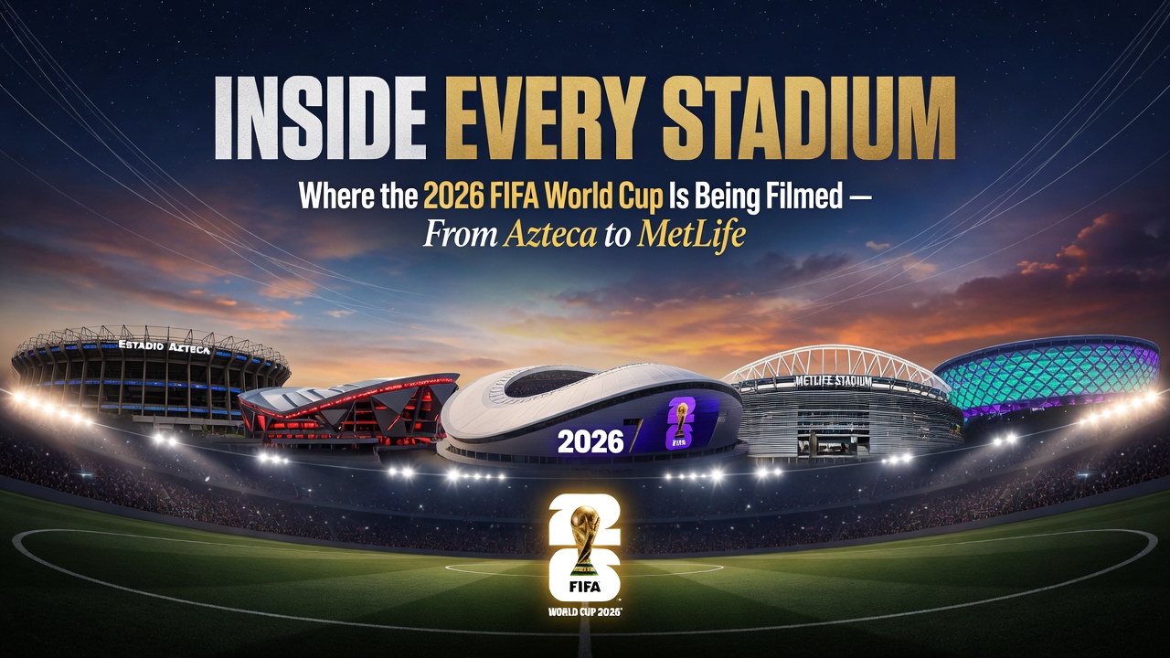 Inside Every Stadium Where the 2026 FIFA World Cup Is Being Filmed — From Azteca to MetLife