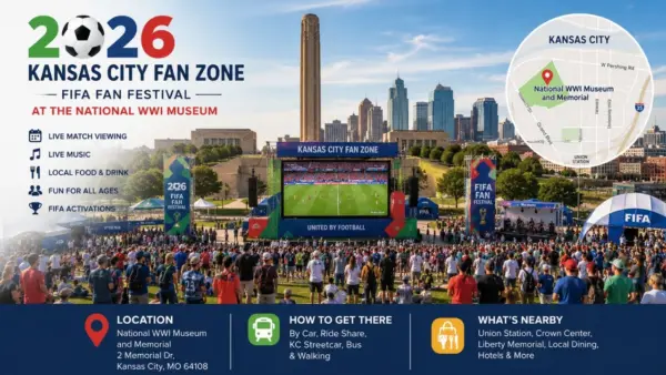 Kansas City Fan Zone FIFA Fan Festival at the National WWI Museum, How to Get There & Nearby (2026)
