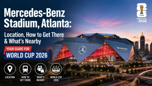 Mercedes-Benz Stadium, Atlanta Location, How to Get There & What's Nearby (World Cup 2026)