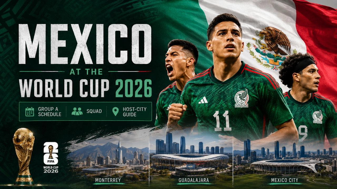 Mexico at the World Cup 2026 Group A Schedule, Squad & Host-City Guide