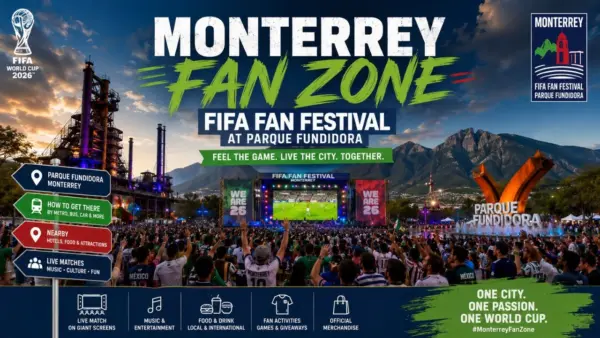 Monterrey Fan Zone FIFA Fan Festival at Parque Fundidora, How to Get There & Nearby (World Cup 2026)