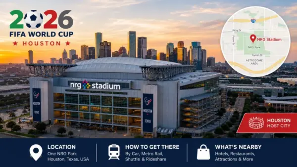 NRG Stadium, Houston Location, How to Get There & What's Nearby (World Cup 2026)