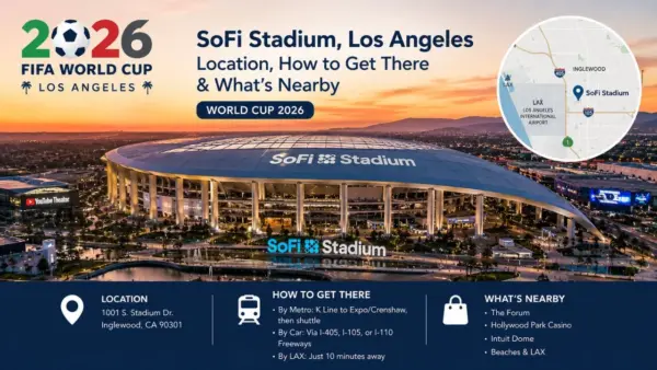 SoFi Stadium, Los Angeles Location, How to Get There & What's Nearby (World Cup 2026)