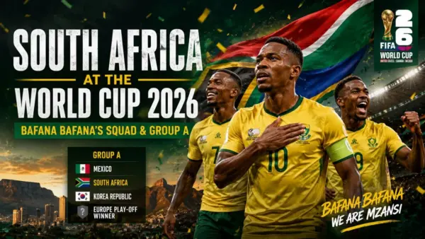 South Africa at the World Cup 2026 Bafana Bafana's Squad & Group A