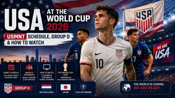 USA at the World Cup 2026 USMNT Schedule, Group D & How to Watch
