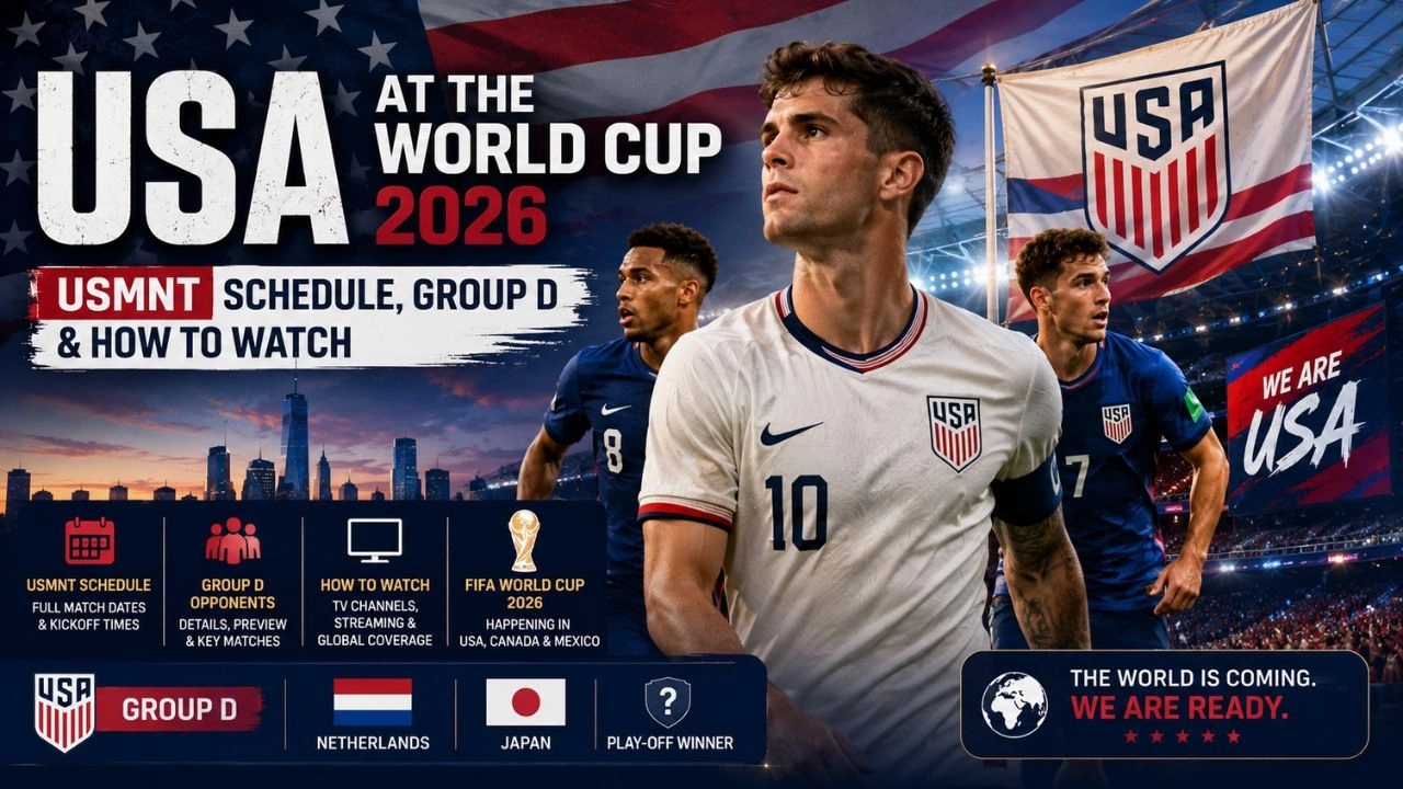 USA at the World Cup 2026 USMNT Schedule, Group D & How to Watch