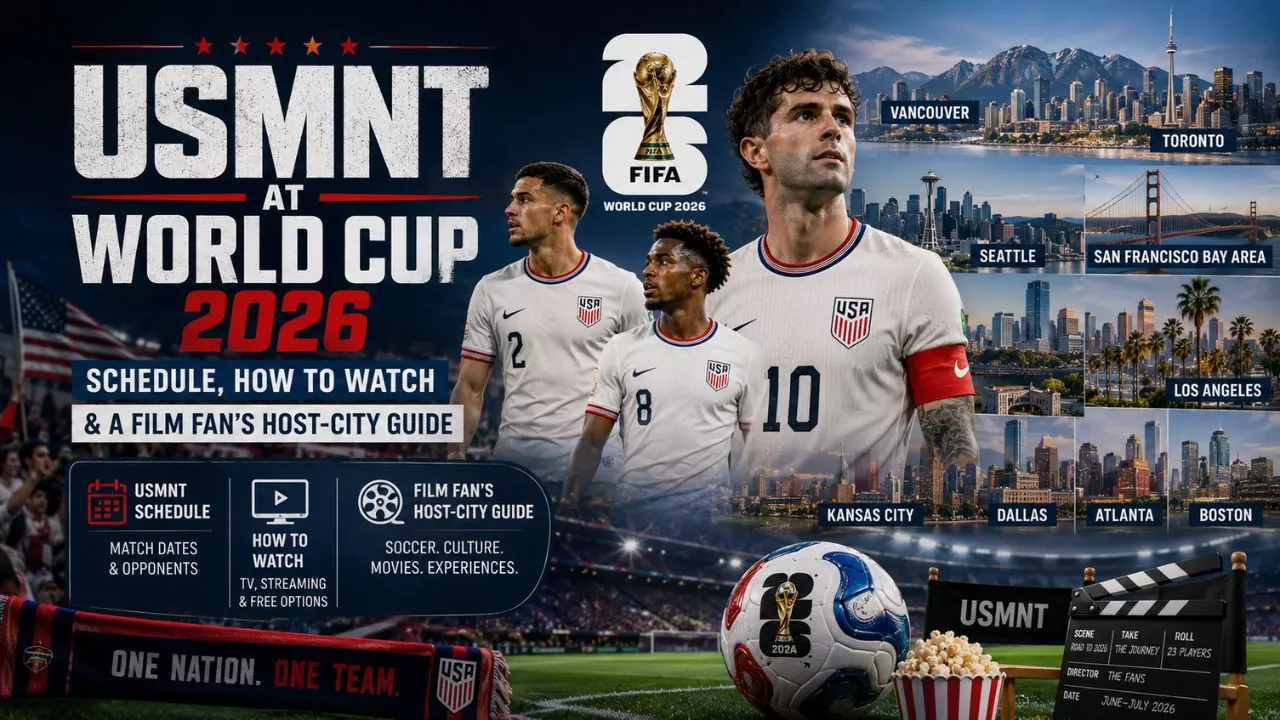 USMNT at World Cup 2026 Schedule, How to Watch & a Film Fan's Host-City Guide