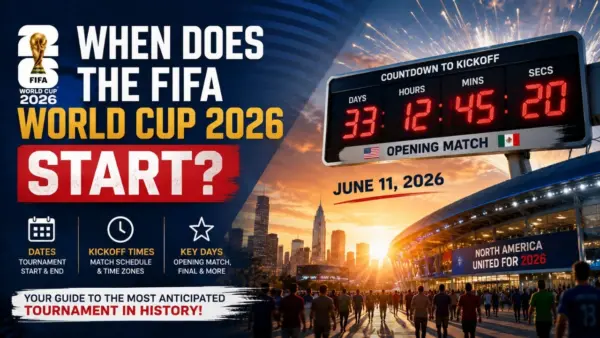 When Does the FIFA World Cup 2026 Start Dates, Kickoff Times & Key Days