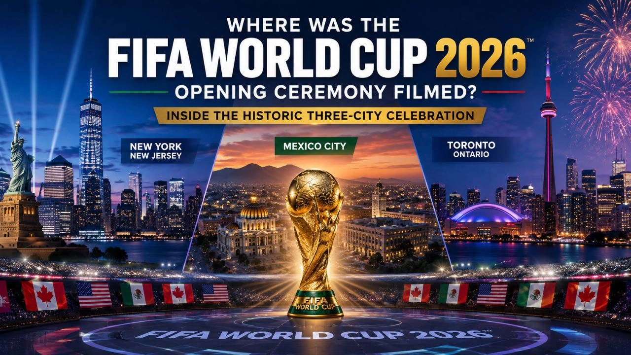 Where Was the FIFA World Cup 2026 Opening Ceremony Filmed Inside the Historic Three-City Celebration