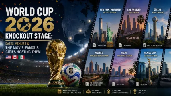 World Cup 2026 Knockout Stage Dates, Venues & the Movie-Famous Cities Hosting Them