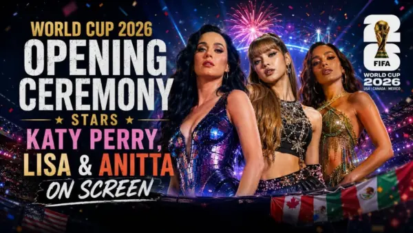 World Cup 2026 Opening Ceremony Stars Katy Perry, LISA & Anitta On Screen