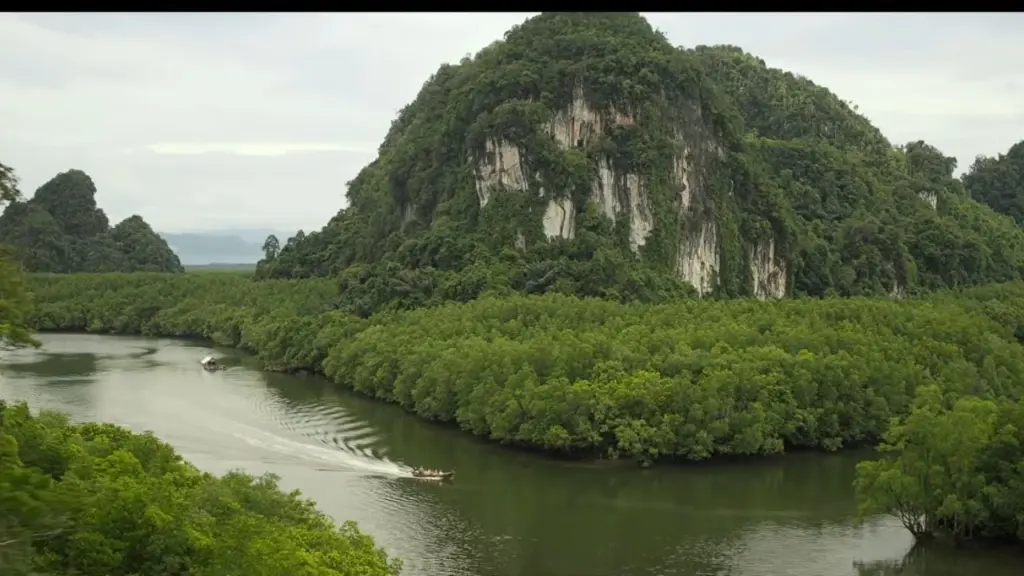 Khao Khanab Nam Limestone Mountains Featured in The Devil's Mouth