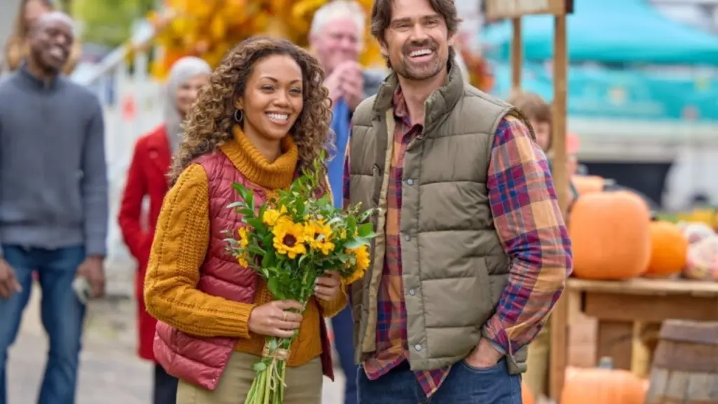 Pumpkin Regatta Romance Filming Locations (2026) 2 Corey Sevier and Mishael Morgan in Pumpkin Regatta Romance (2026)