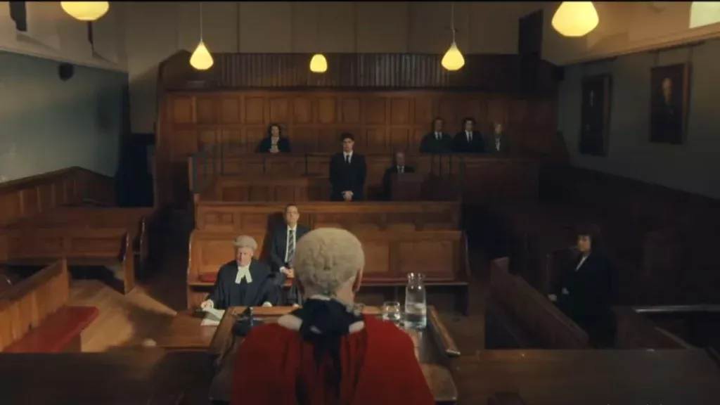 Swansea Guildhall and Other Court and Police Sets Featured in The Party